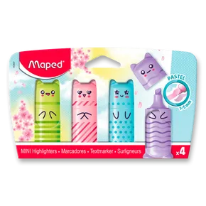 Zvýrazňovač Maped Pastel sada 4 barev